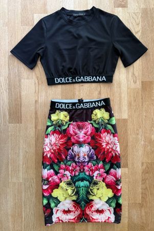 Spende Theodora Stiftung - Set Crop Top & Blumenrock S