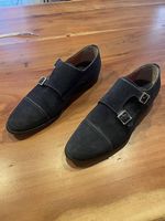 Santoni Schuhe dunkelblau 
