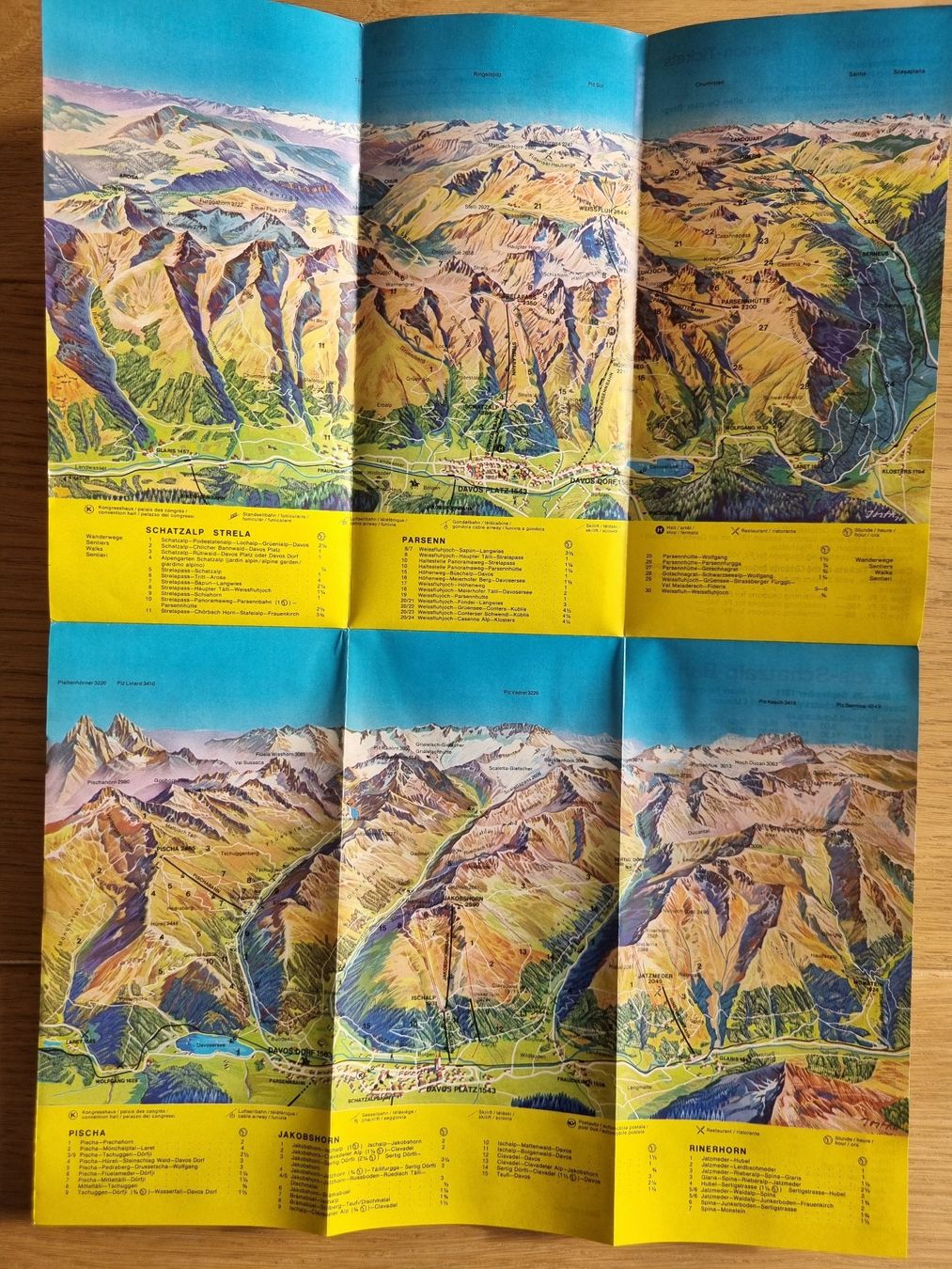 Documenti: Fahrplan Davoser Bergbahnen von 1971 – Usato da Bözberg venduto da heinz-d 3