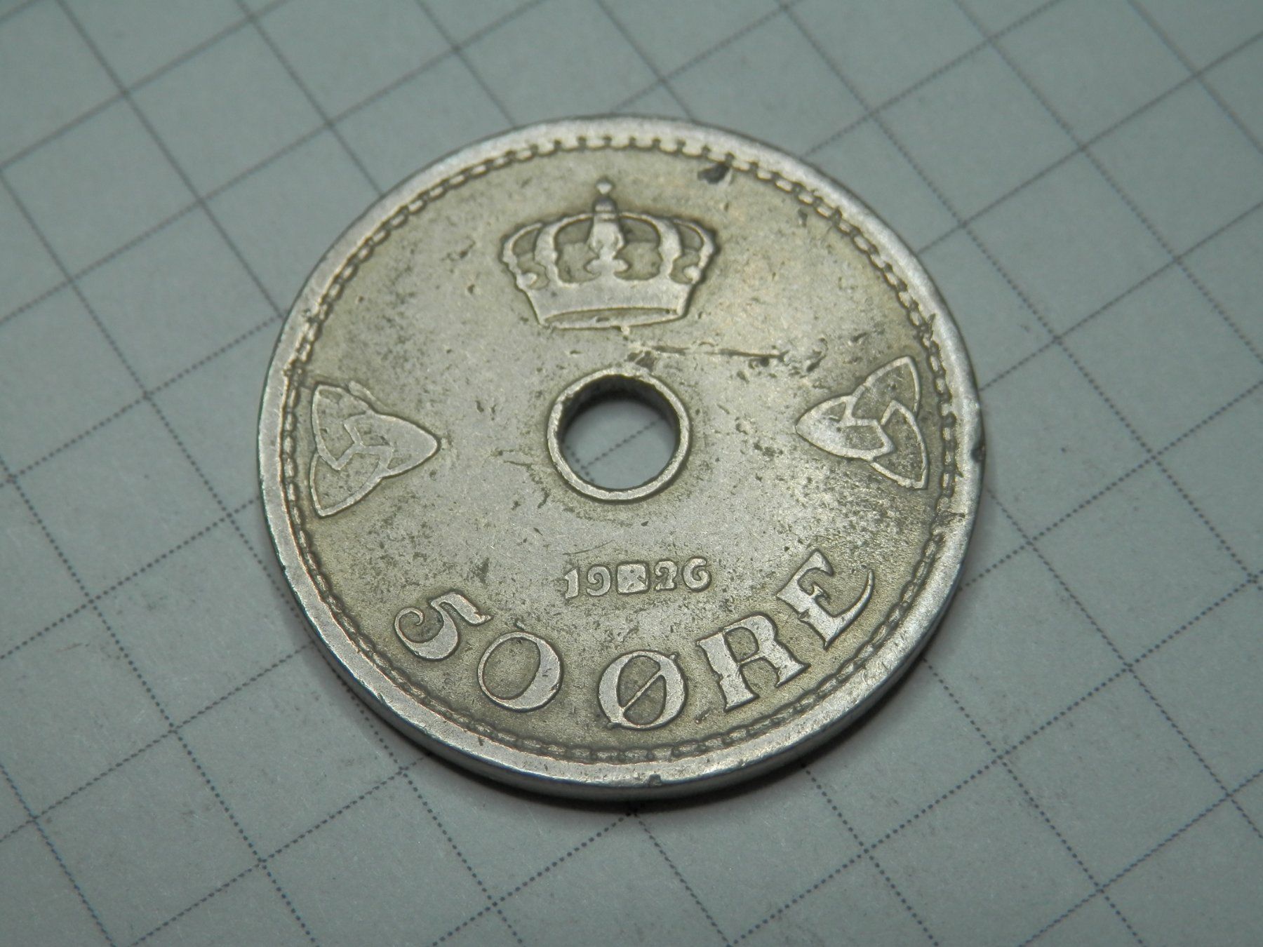 Tutti le monete: Norwegen  50 Öre, 1926 – Usato da Weiach venduto da weiach81