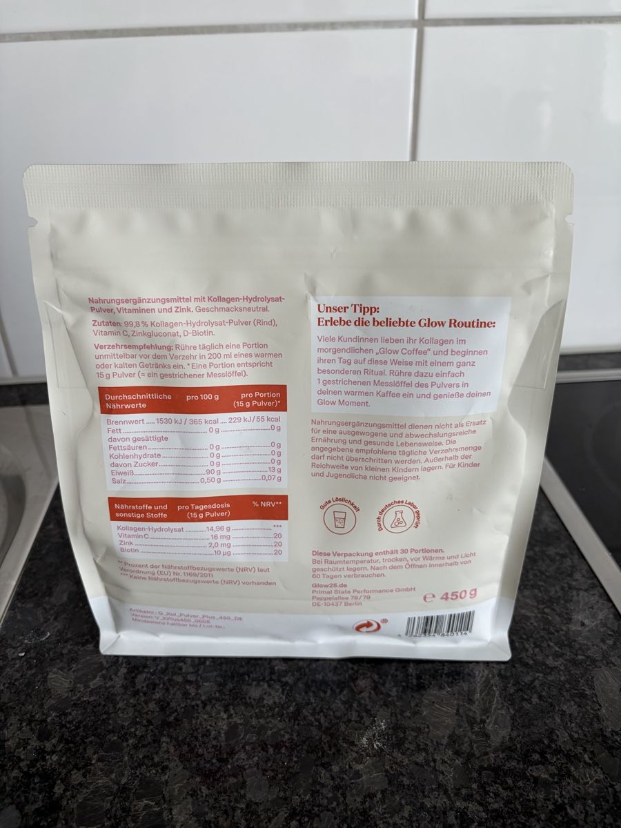 Cibi & Specialità: glow kollagen plus – Usato da Niederlenz venduto da fed_y5mw 1