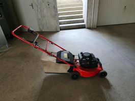 Benzin Rasenmäher Sabo rot mit Fangkorb