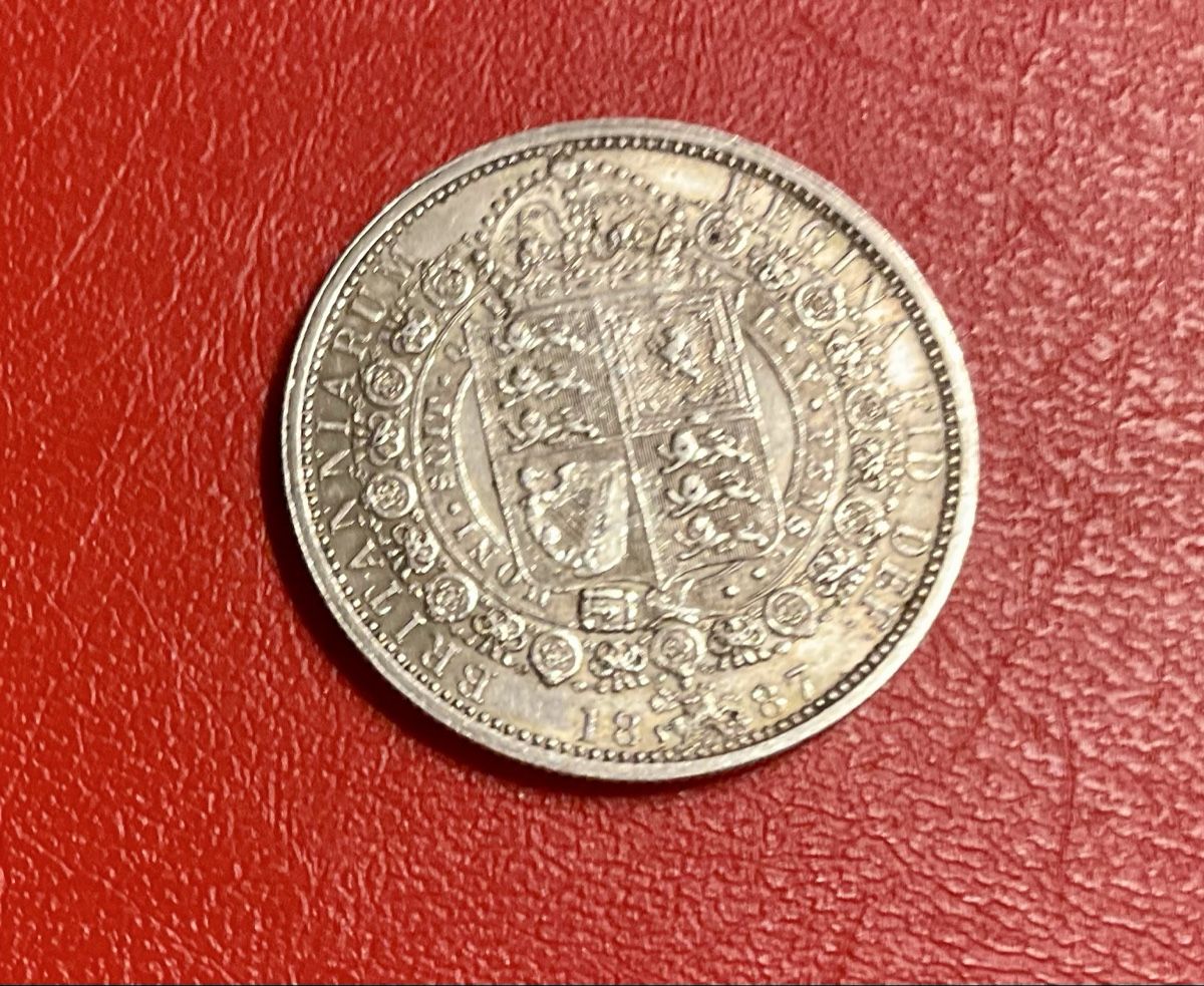 Toutes les monnaies: Half Crown, 1887, Silber 925 – D'occasion à schlieren par Retton 1