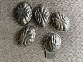 5 Schokoladengiessformen Wallnuss