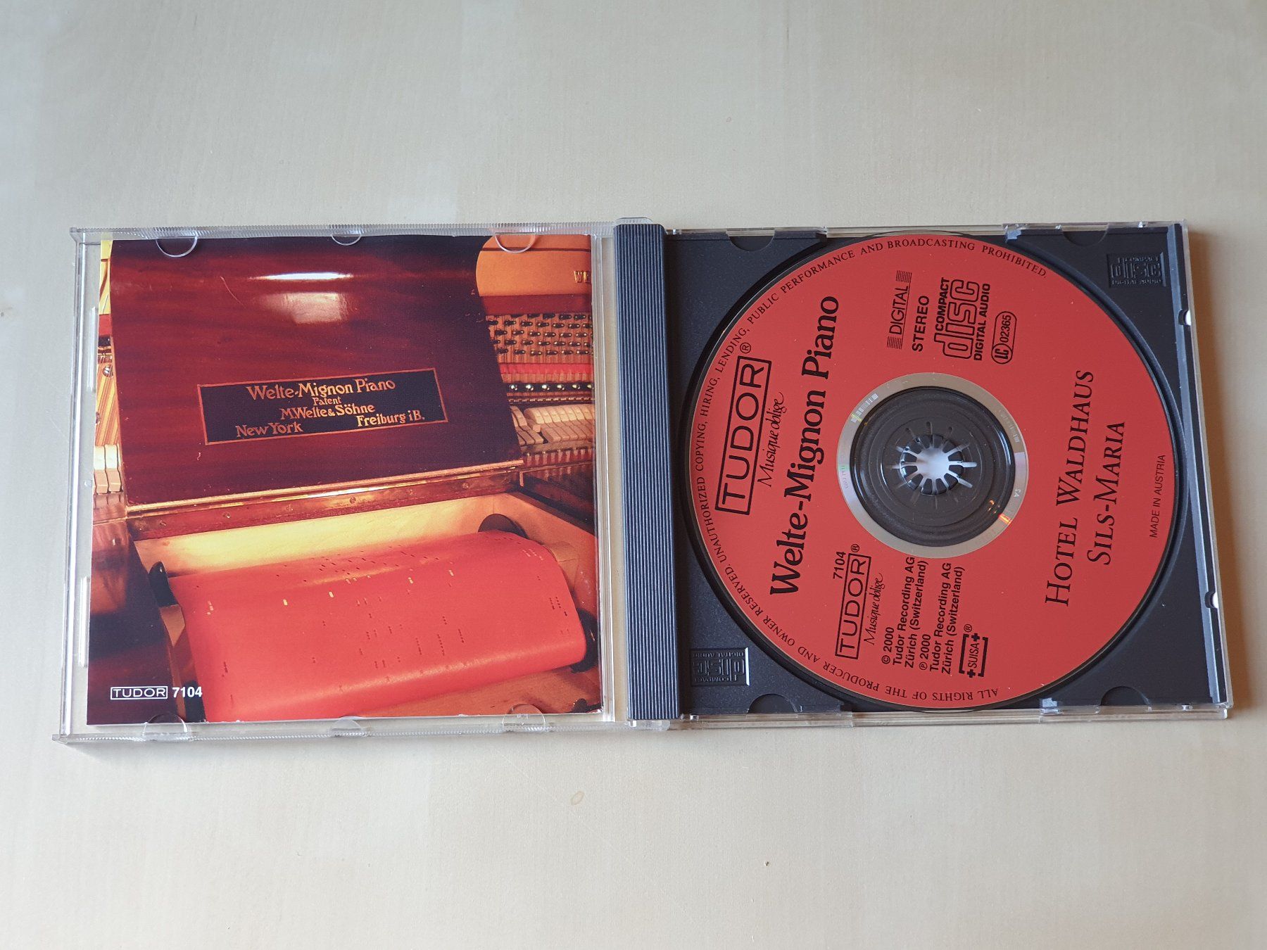 CD: Welte-Mignon Piano – Usato da Stansstad venduto da collectorsshop 2