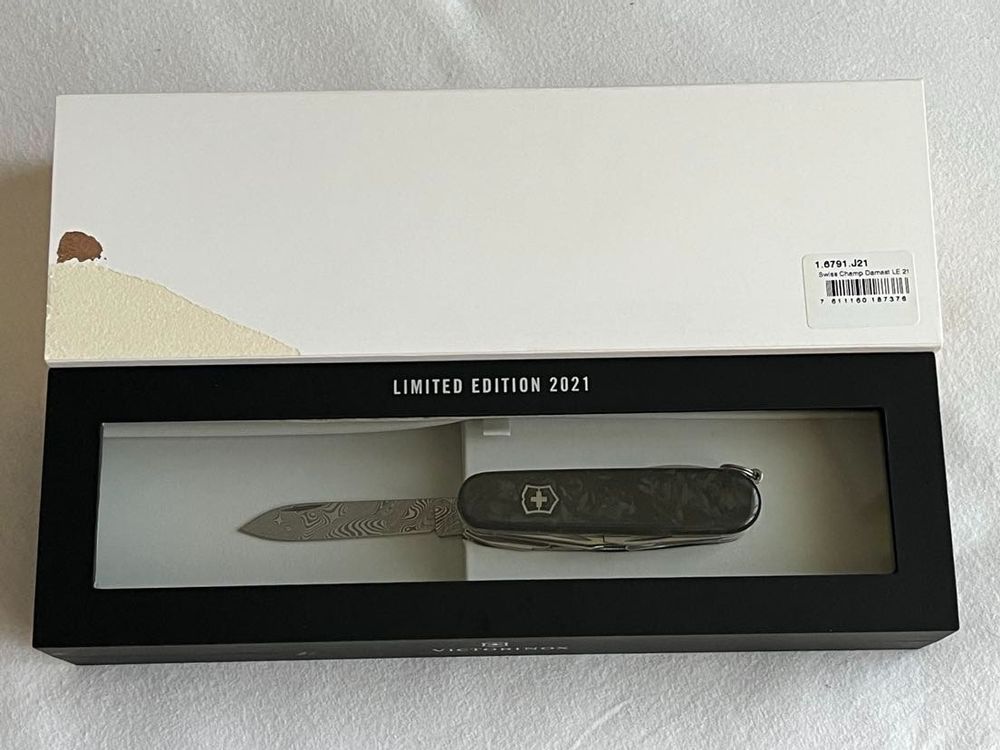 Victorinox Damast 2021 Limited Edition Swiss Champ | Kaufen Auf Ricardo