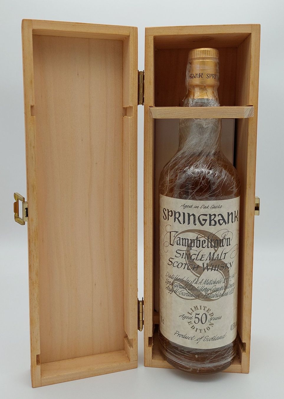Spirituosen: Springbank 50 ans – Neu und originalverpackt aus Le Locle von drinkshop