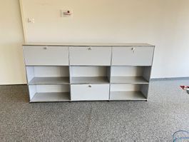 USM Haller Sideboard Mattsilber Top Zustand