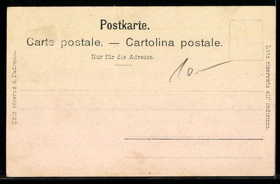 Cartoline postali: Litho Zürich, Predigerkirche, Pfarrer W – Usato da Berlin venduto da bartko-reher 1