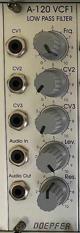 Doepfer Strumenti musicali: Eurorack Modul - Doepfer - A-120 VCF1 Low Pass Filter – Usato da Fraubrunnen venduto da Hypernova
