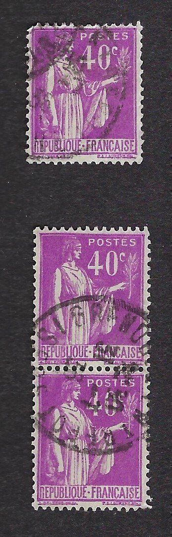 Tutti i francobolli: Frankreich 1932 -1933 – Usato da Luzern venduto da Einh0rn 1