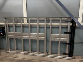 MTS Alu-Dachträger 298 x 156 cm mit Rolle und Laufsteg