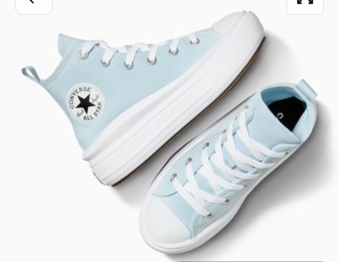 Converse Scarpe da uomo: Converse All Star Move High, hellblau, Gr. 37 – Nuovo e nell'imballaggio originale da Zürich venduto da stefanella 5