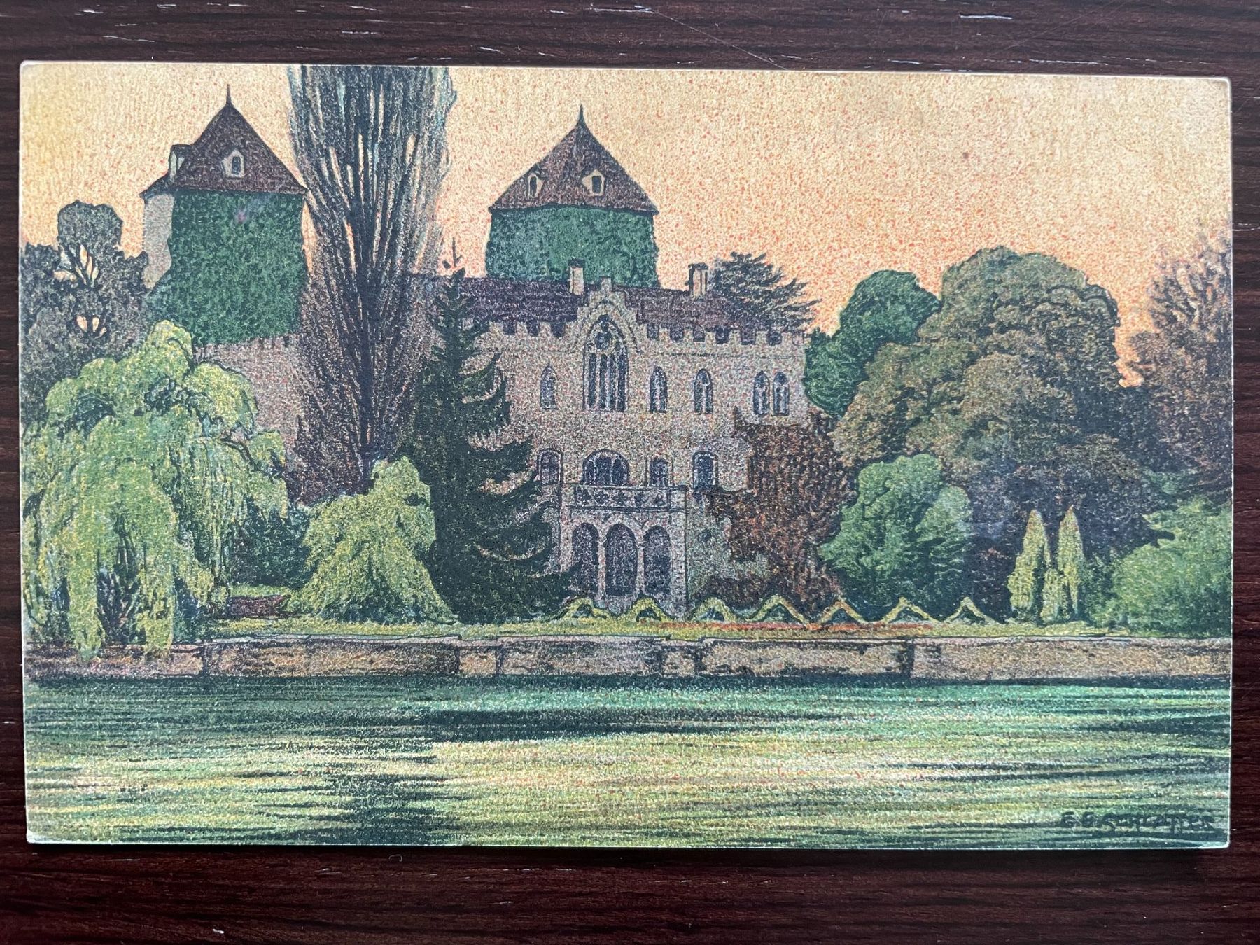 Cartoline postali: GOTTLIEBEN 5 Ansichtskarten – Usato da Wald ZH venduto da TLILEF 5