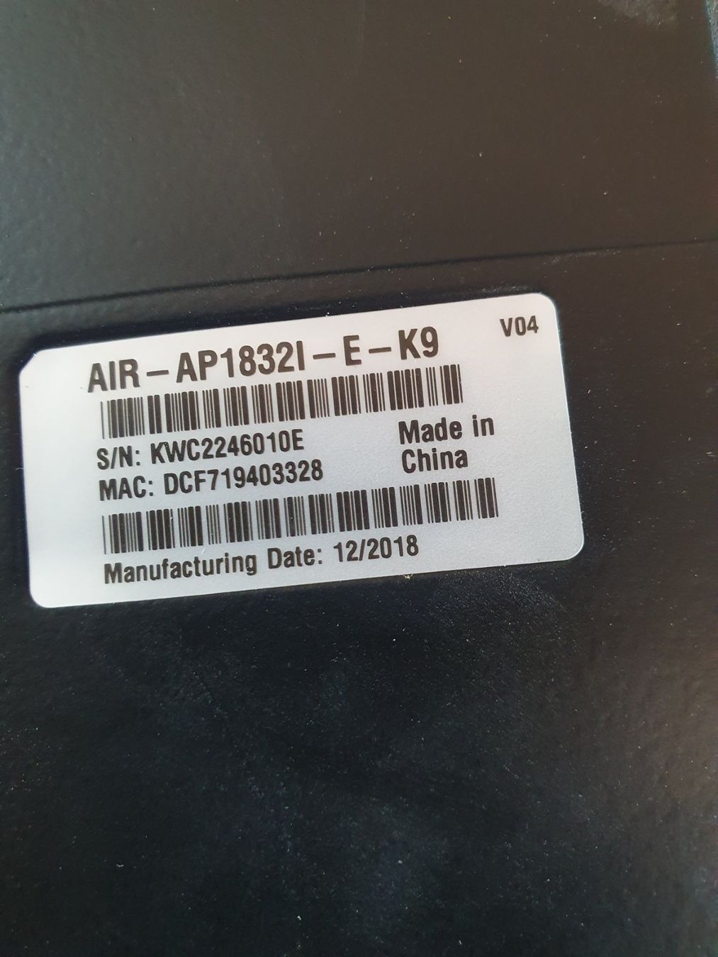 Cisco Modem & Router: Cisco AIR-AP1832i-E-K9 Access Point WLAN – Nuovo (secondo la descrizione) da Zürich venduto da eymen20 1