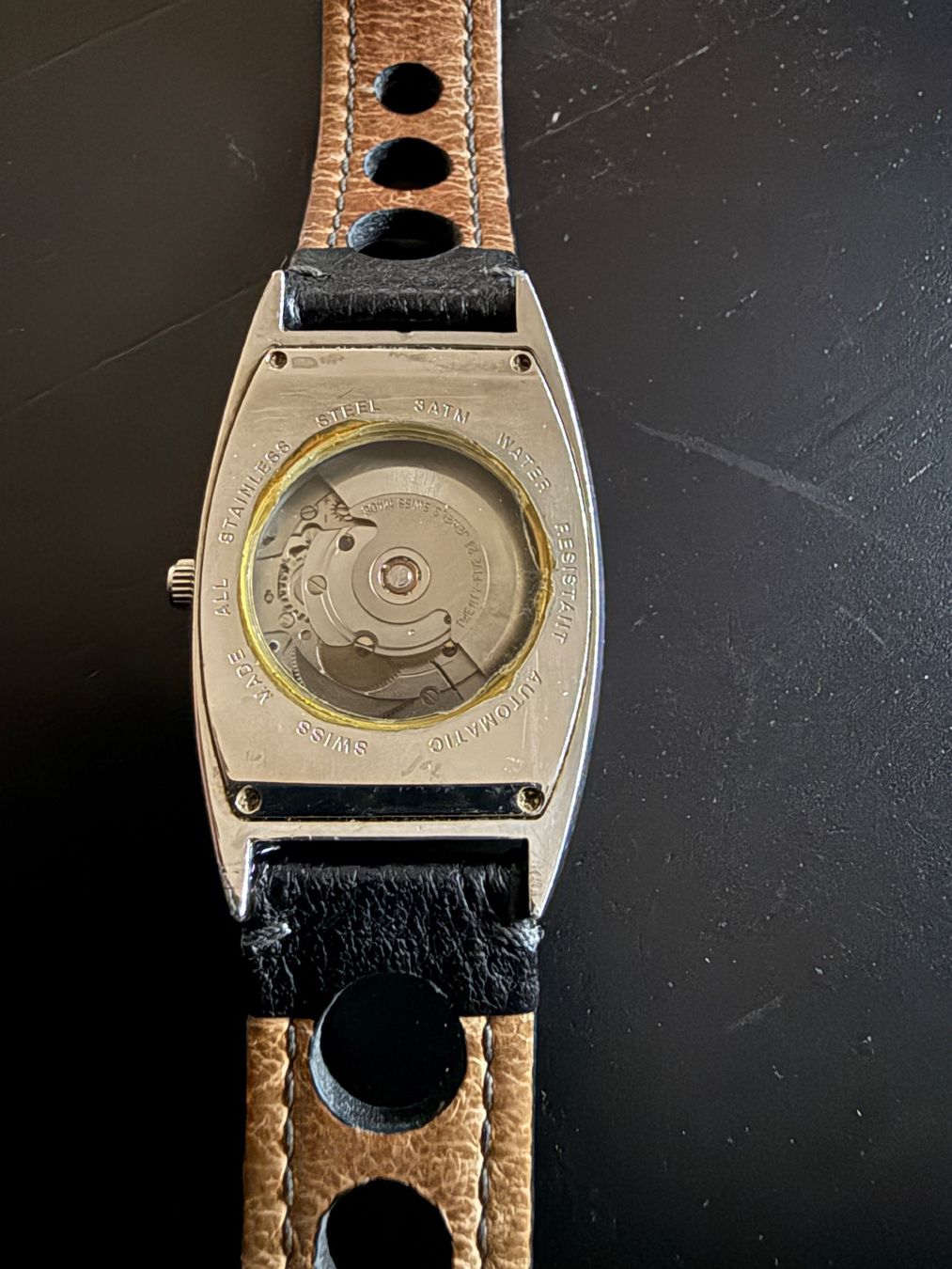 Zeno Orologi: Zeno-Watch Basel, Retro Rectangular Automatic, Top Zustand! – Usato da Erstfeld venduto da Uhu1980 3