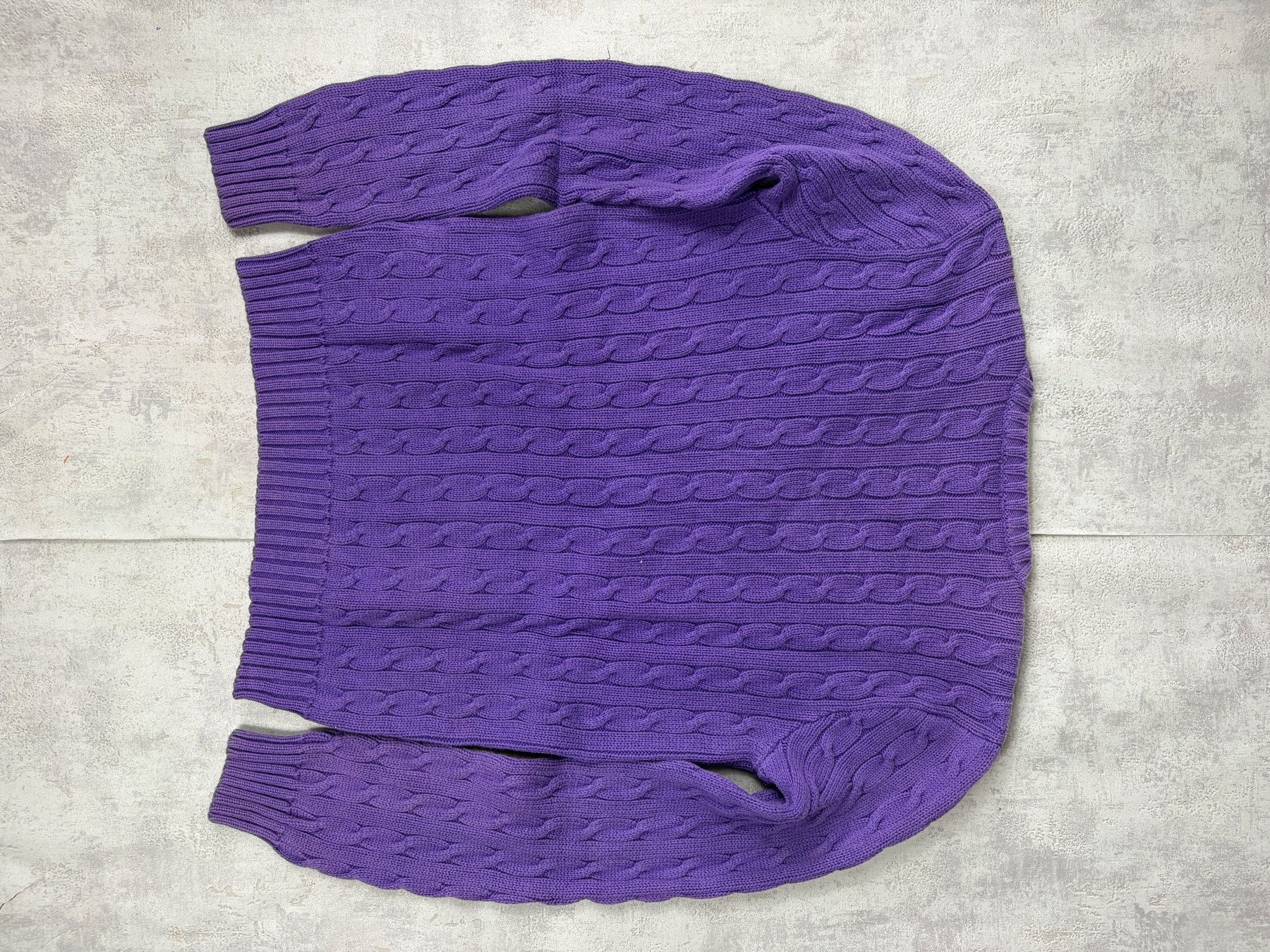 Ralph Lauren Pullover & Sweatshirts: Pull Torsadé Ralph Lauren Violet Col V - L #31 – Neu (gemäss Beschreibung) aus Hauterive NE von Leo_o 5