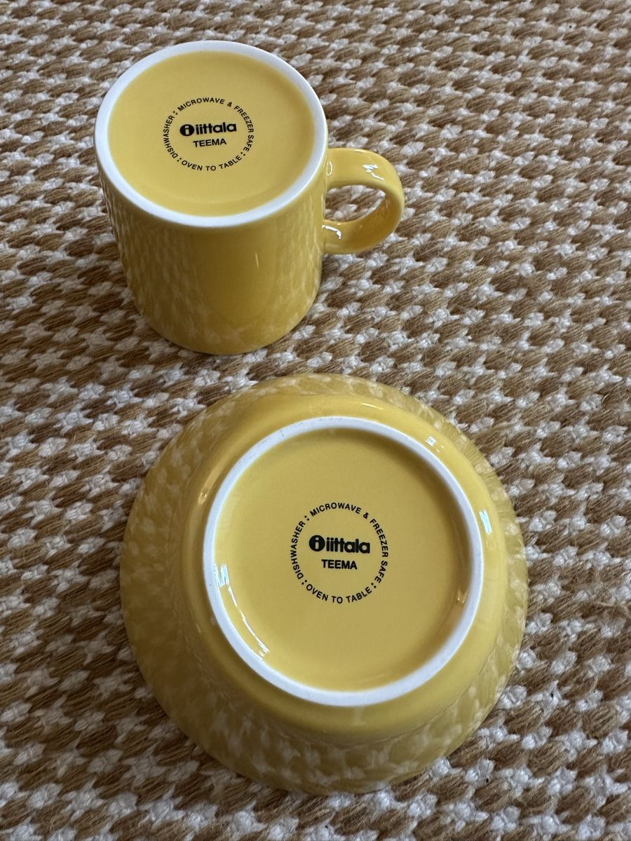 Iittala Set di piatti: IITTALA Teema Tasse und Schale – Usato da Steffisburg venduto da ThymusVulgaris 1