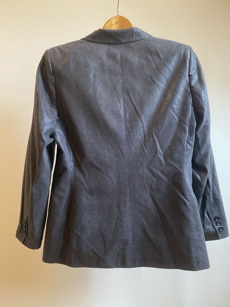 Giacche: Schicker Damenblazer Gr. 38 Anthrazit Muster Glitzer – Nuovo (secondo la descrizione) da Zürich venduto da Thisismartha 4