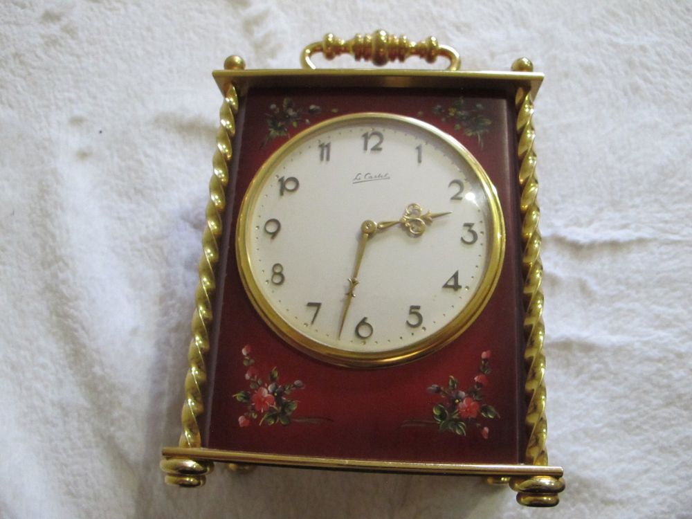 Le Castel Offiziers Tischuhr Selten Läuft Schön Und Schlägt (Gebraucht