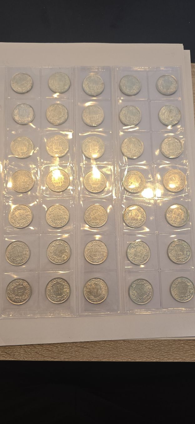 Tutti le monete: 35x 1chf divers dates – Nuovo (secondo la descrizione) da Fribourg venduto da yan_z5fr