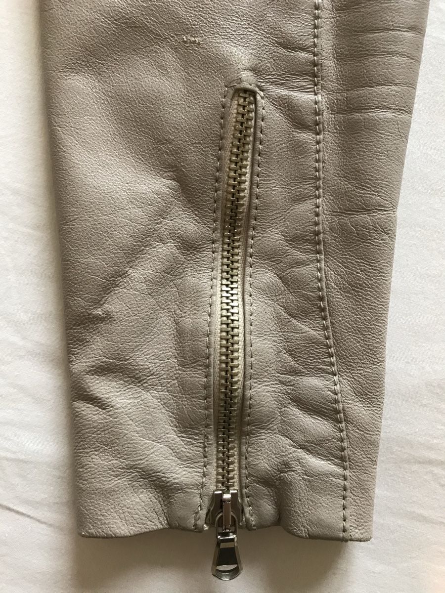 Giacche: Italian leather jacket in stone IT42 – Usato da Embrach venduto da lau_2gtp 8