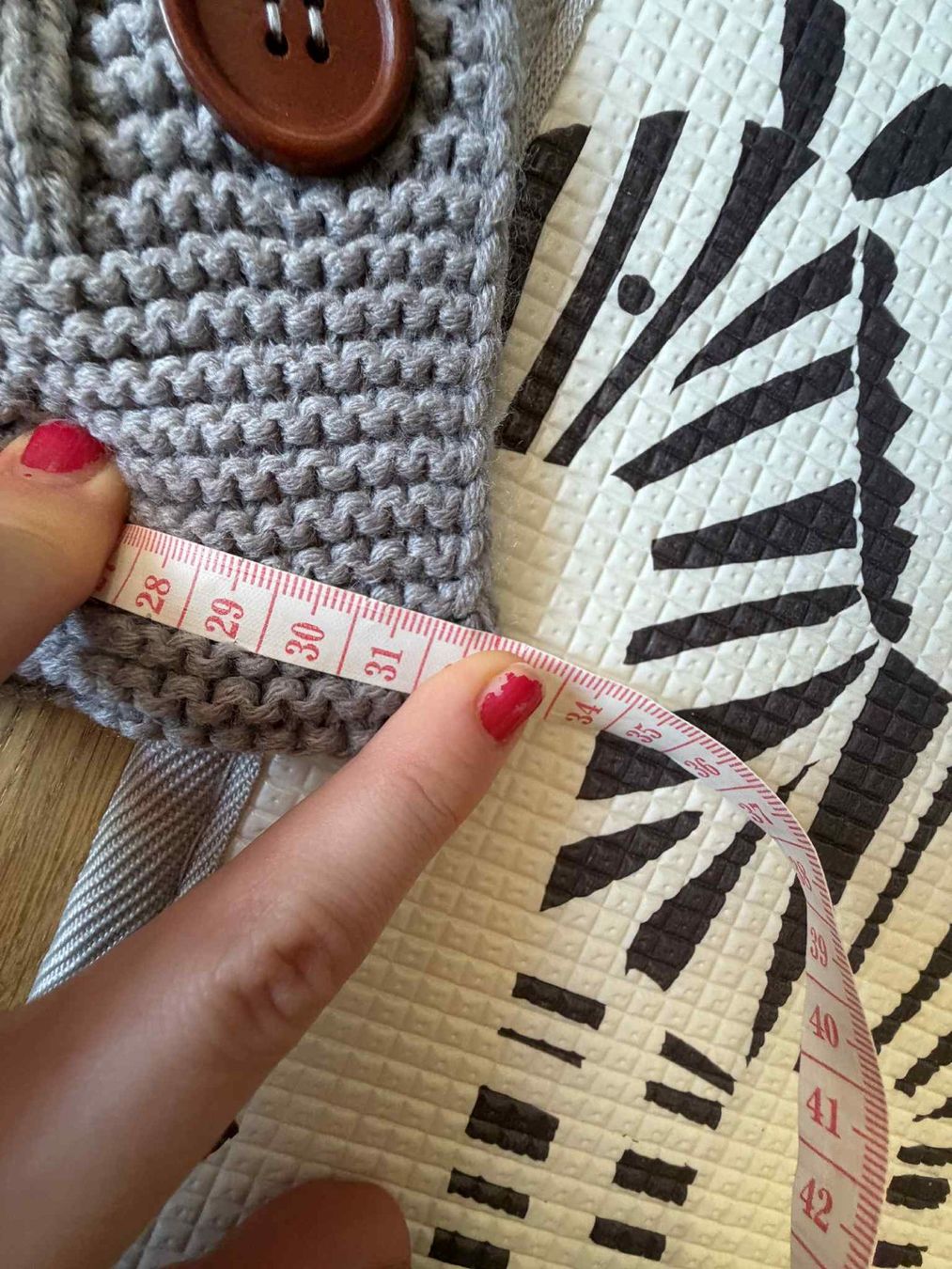 Sacchi a pelo: Babyschlafsack gestrickt, Grösse 68, Grau – Usato da Riehen venduto da edu_92w7 1