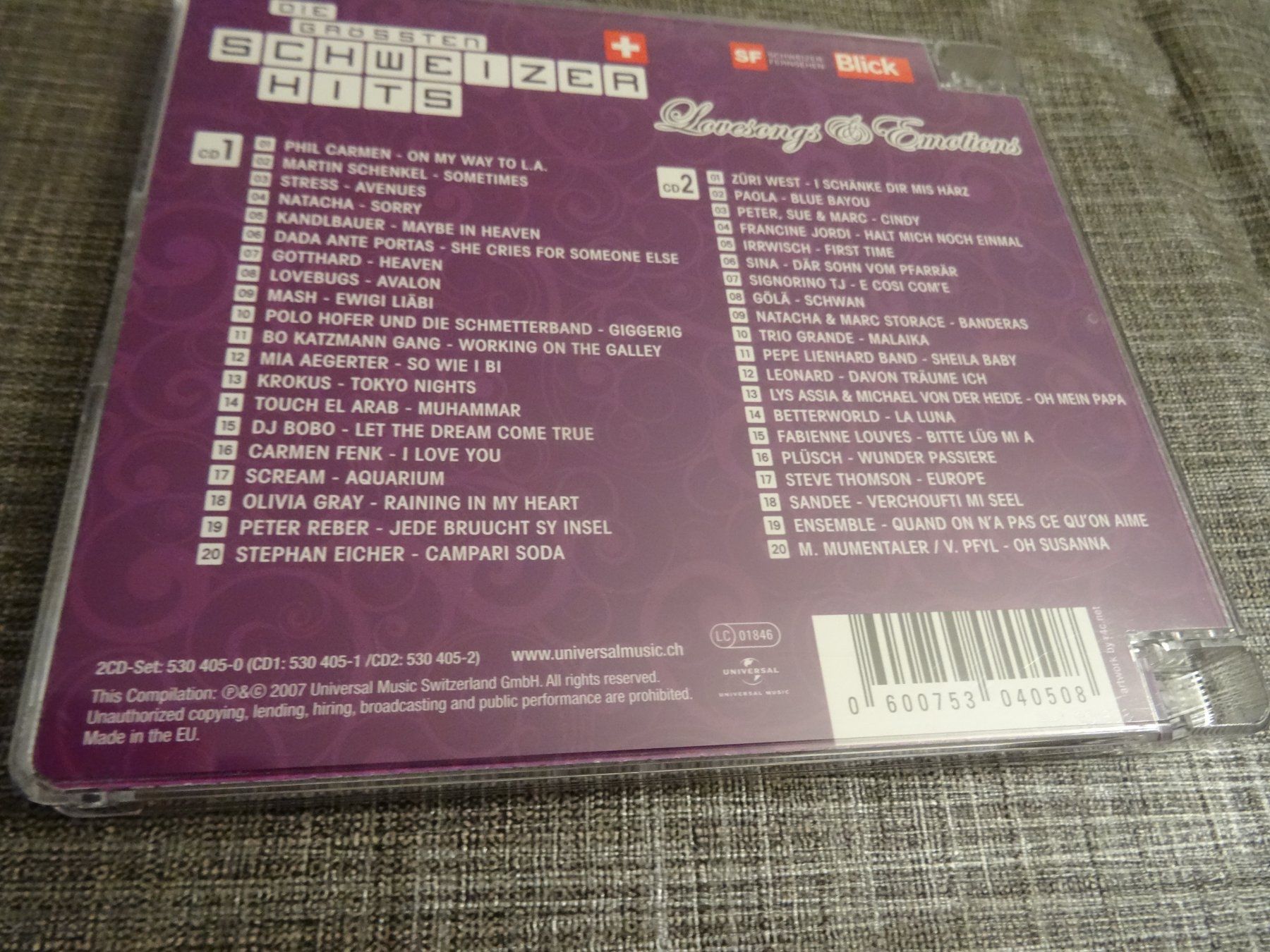 CD: CD: Die grössten Schweizer Hits - Lovesongs & Emotions – Usato da Olten venduto da Disc-Ausverkauf 1