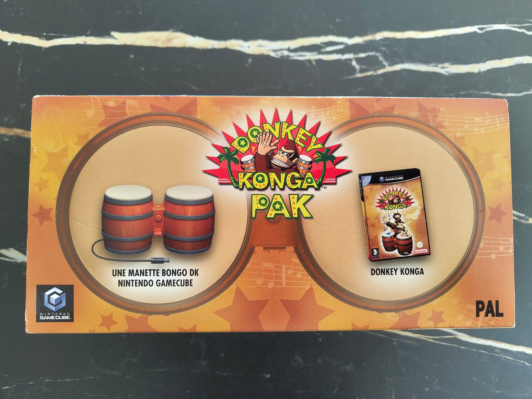 Nintendo Giochi: Pack Donkey Konga + DK Bongos GameCube NEUF/NEU – Nuovo e nell'imballaggio originale da Bussigny venduto da Calagan 2