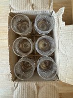 6 Schnapsgläser mit Muster guter Zustand