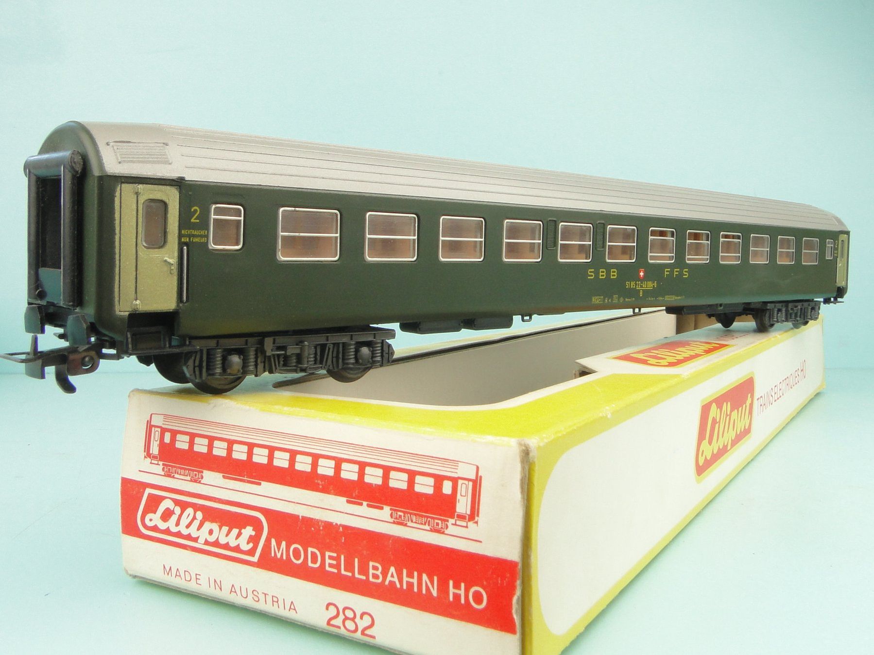 Liliput Modellini di ferrovie: Liliput 282 SBB RIC 1 Kl. – Usato da Bülach venduto da cann11