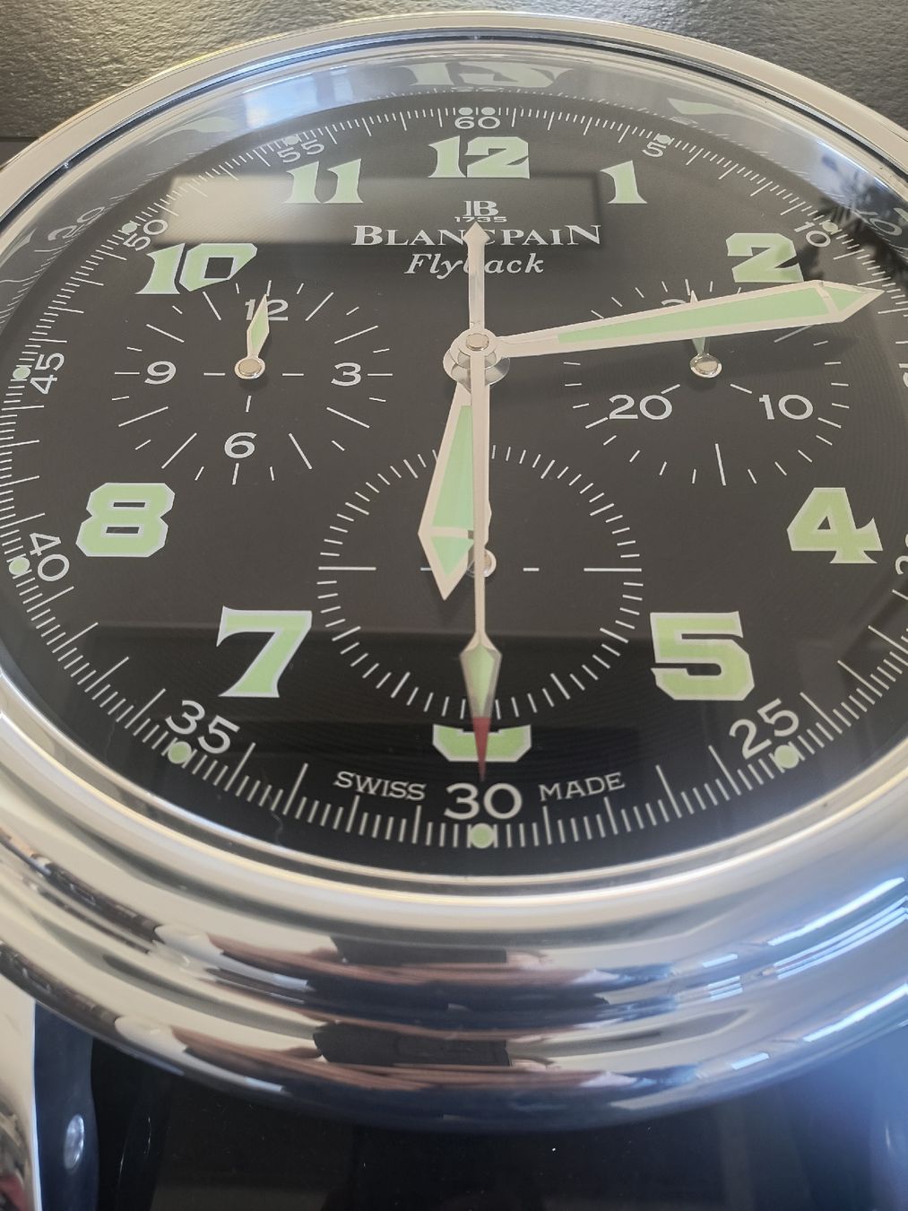 Blancpain Orologi: Blancpain / Flyback Wanduhr – Usato da Wichtrach venduto da Balancier 3