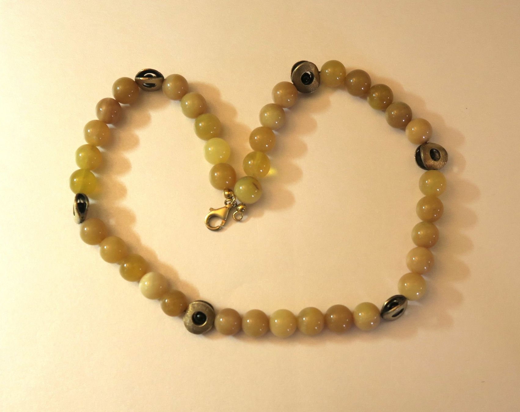 Ketten: Kette gelbe Jade – Gebraucht aus Brittnau von marlenestone 4