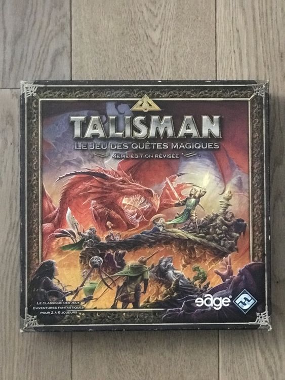 Talisman - Le Jeu De Quête Magique - Édition Vintage (boîte Ancienne)