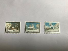 briefmarken FL 2007, gestempelt