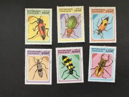 Togo 1996 - Mi-Nr. 2396-2401Käfer  gest. Super (E433)