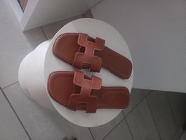 Sandales femme marron taille 41 état neuf