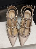 Valentino Garavani Rockstud Heels beige Grösse 37