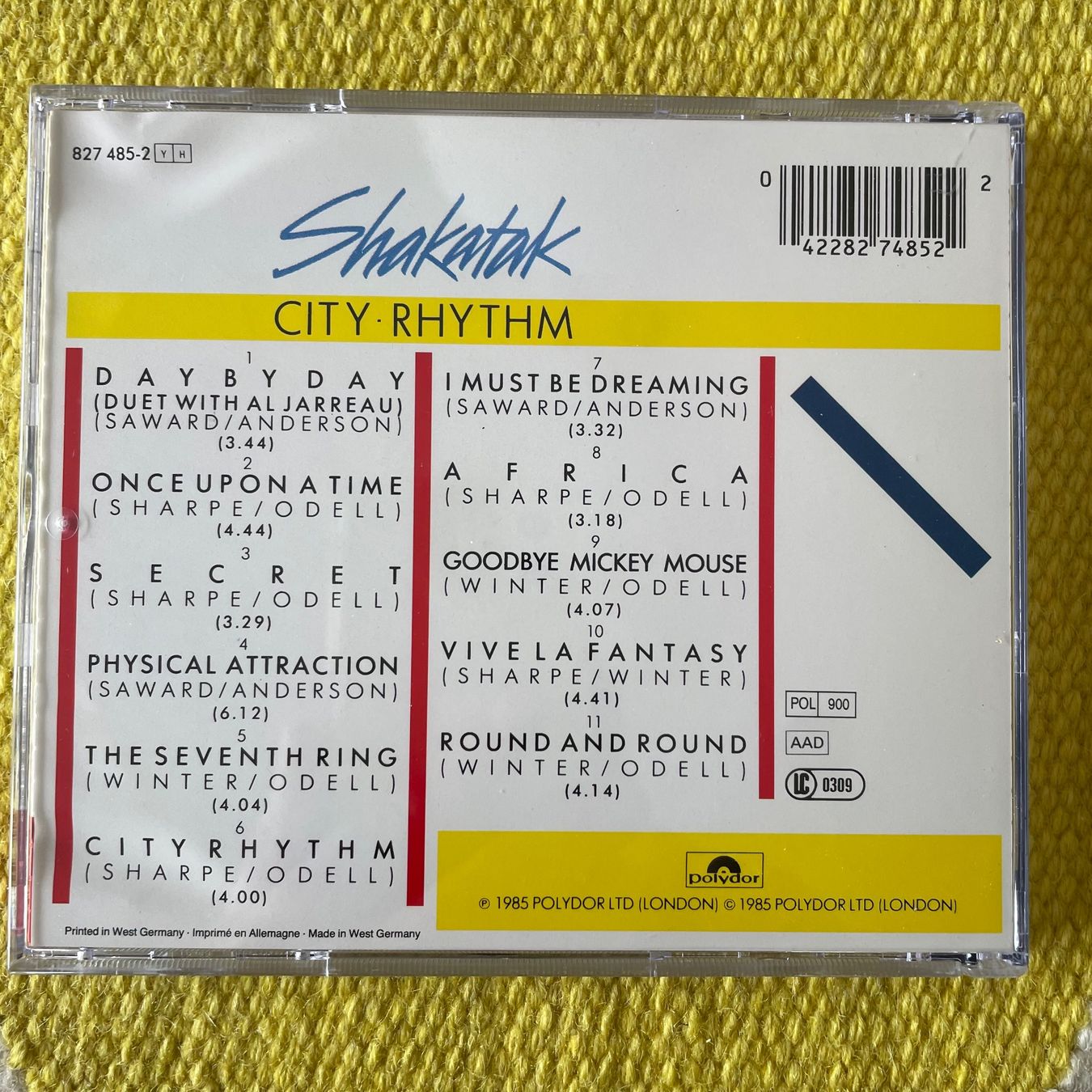 CD: SHAKATAK-CITY RHYTHM – Usato da Rorschacherberg venduto da CD-Roli 1
