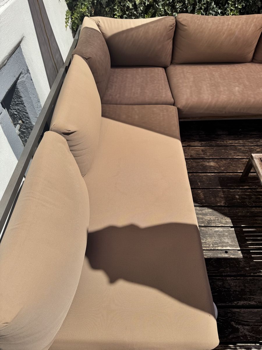 Sofas: Gartenlounge Ecksofa Holz und Metall – Gebraucht aus Rickenbach BL von eumlin 1