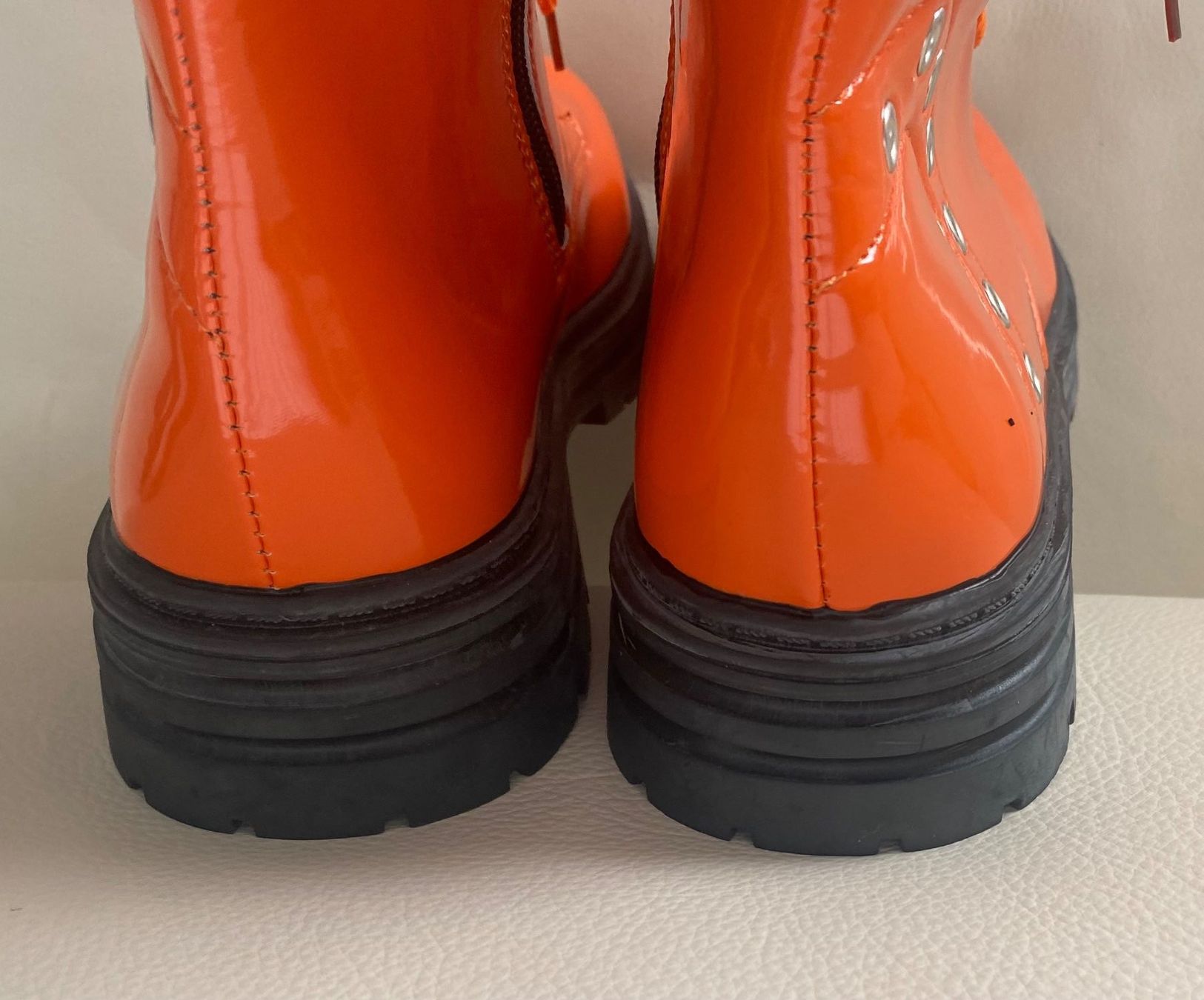 Scarpe da uomo: EYECATCHER - aussergewöhnliche Stiefeletten, orange, Gr. 40 – Nuovo e nell'imballaggio originale da Winkel venduto da ferrari2022 8