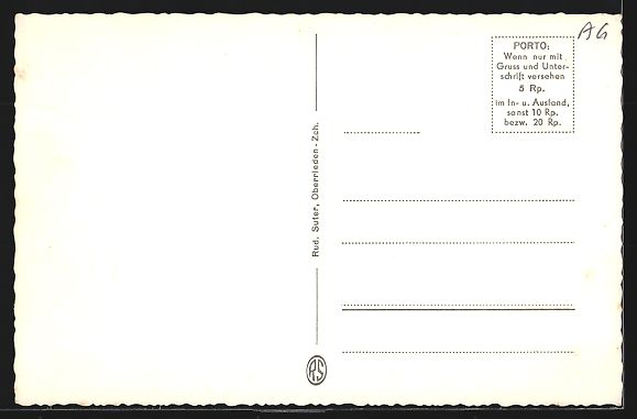 Cartoline postali: Dürrenäsch /Aarg., Ortspartie mit Gast – Usato da Berlin venduto da bartko-reher 1