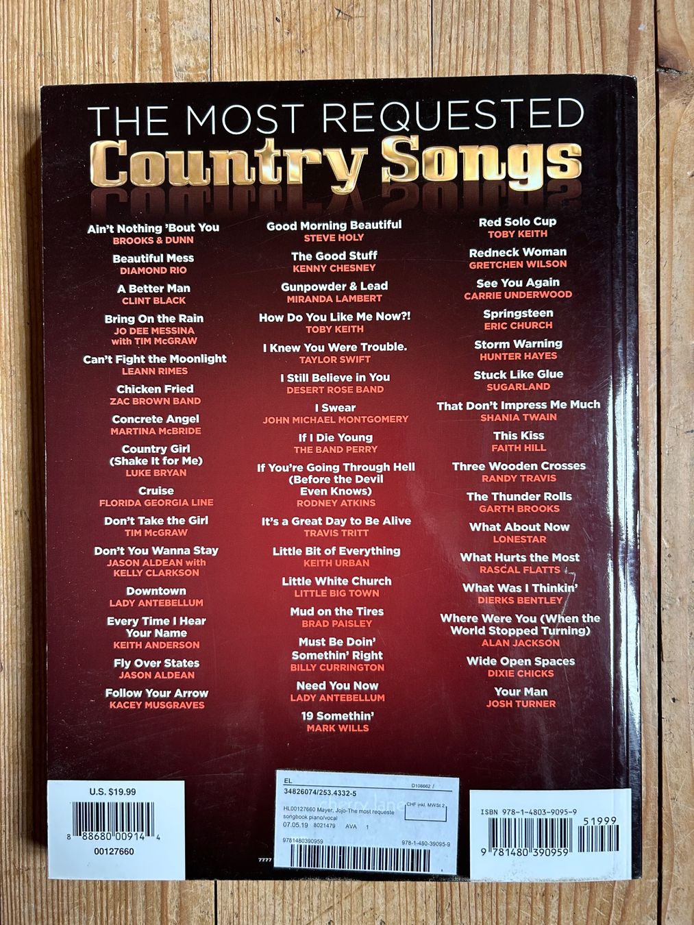 Libri: Songbook Country Songs – Nuovo (secondo la descrizione) da Hausen am Albis venduto da monaaa 1