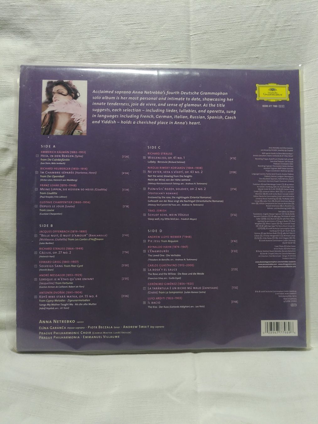 Schallplatten: Anna Netrebko Doppel-LP "Souvenirs" 2008 – Gebraucht aus Gümligen von Clothing.and.Co 1