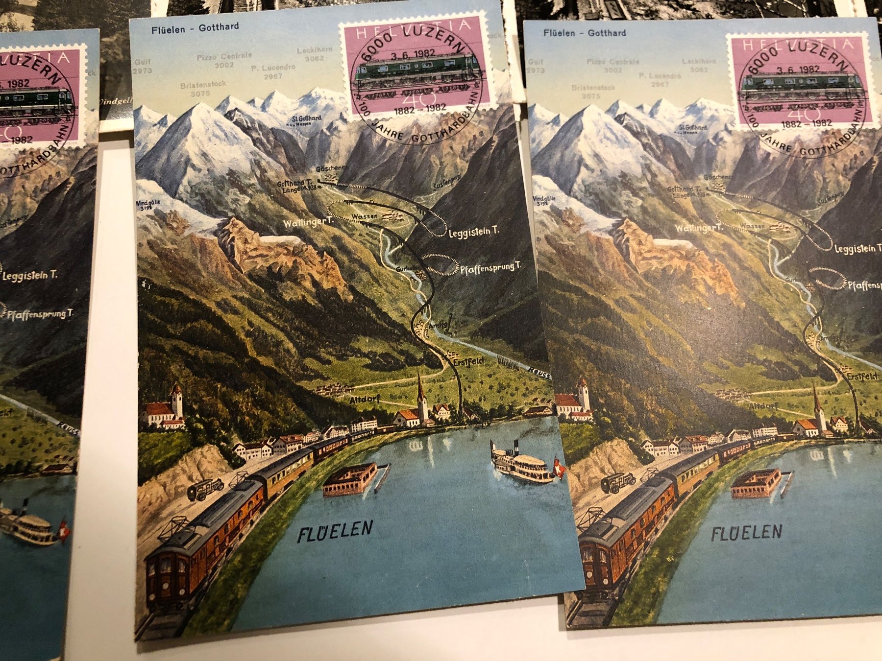 Cartoline postali: Händlerposten 12 alte MAXIKARTEN GOTTHARD 1910 – Nuovo (secondo la descrizione) da Lufingen venduto da Rac0 1