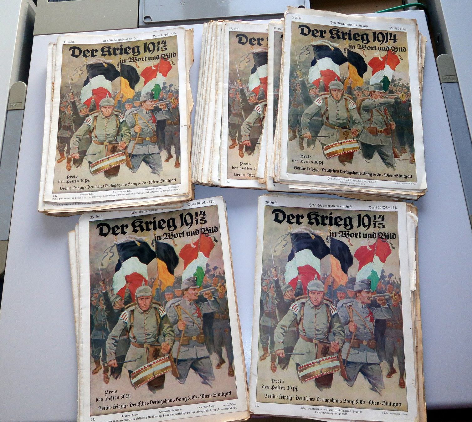 Riviste & Magazine: Der Krieg 1914 - Magazin-Sammlung 49 Hefte – Usato da Hombrechtikon venduto da Bluecoral