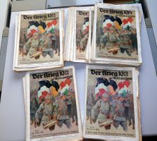 Der Krieg 1914 - Magazin-Sammlung 49 Hefte