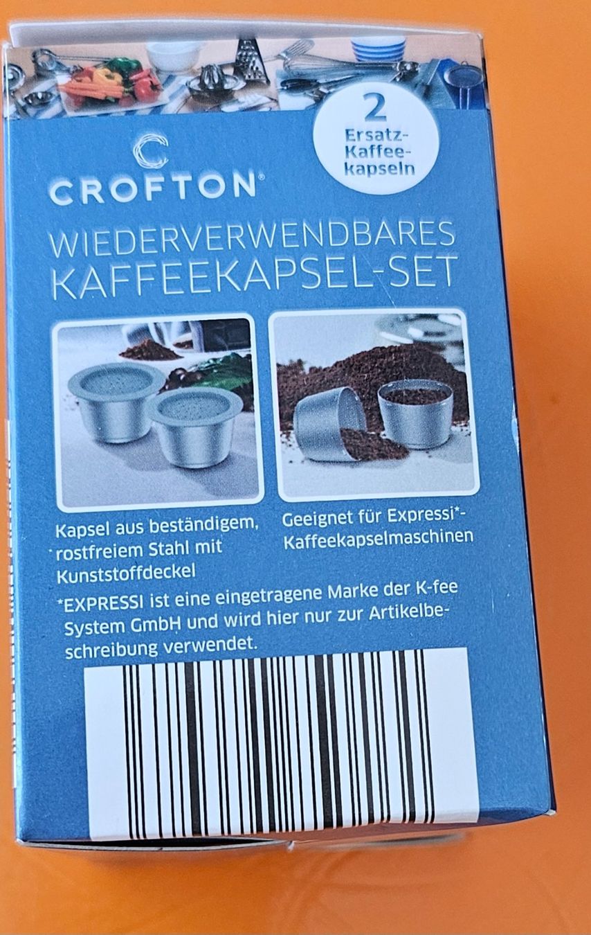 Kaffeemaschinen & Espressomaschinen: ✅Wiederverwendbares Kaffeekapsel Set  📌 – Neu und originalverpackt aus Kreuzlingen von UAE 2