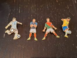 Ronaldo Messi Neymar Mbappe Pin im 4er Set, NEU, WM USA 2026