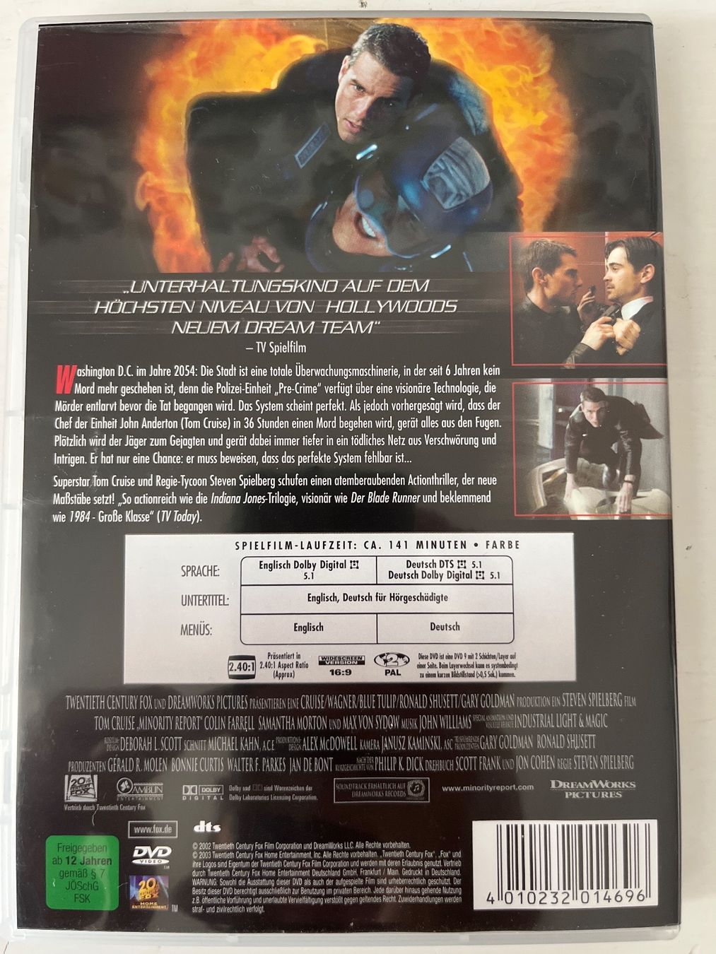 Alle DVDs: Minority Report, DVD 📀 - Tom Cruise – Neu (gemäss Beschreibung) aus Sierre von black.box 1